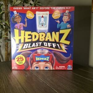 Hedbanz Blast Off! Game - Blue and Yellow
